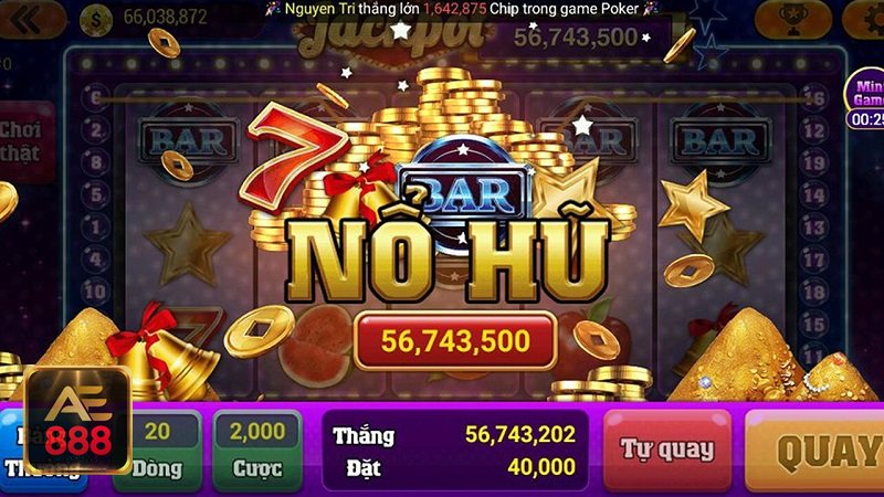 Nổ hũ Thần Tài - Free Spin, Wild và Scatter tạo đột biến rõ rệt